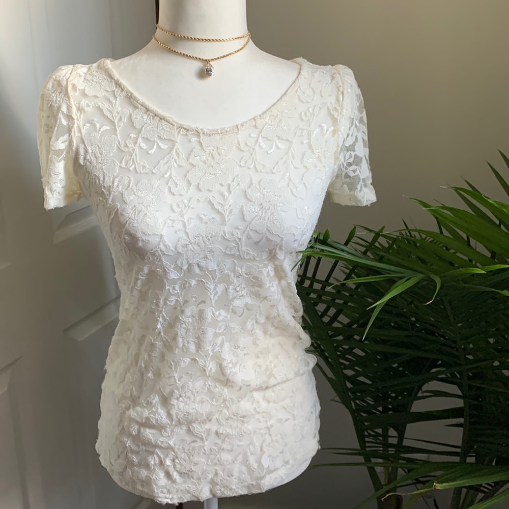 Women’s Charlotte Russe Lace Blouse